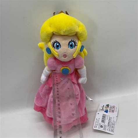 New Super Mario Bros U Plush Princess Peach Soft Toy Doll Teddy 10 5