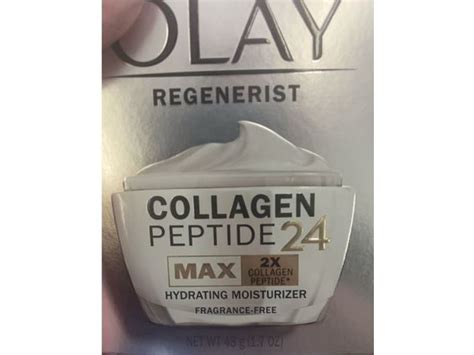 Olay Regenerist Collagen Peptide 24 Max Hydrating Moisturizer Fragrance Free 1 7 Oz 48 G