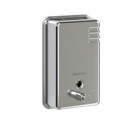 Genwec Vertical Soap Dispenser Ml Stainless Steel Polished