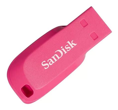 Pendrive Sandisk 32gb Cruzer Blade Usb Tipo A 2 0 Rosa