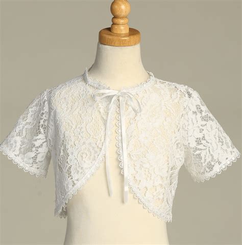 Short Sleeve Lace Bolero Jacket