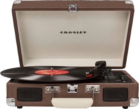 Crosley Cruiser Deluxe Tragbarer Bluetooth Plattenspieler im Retro ...