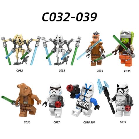 C Star Wars Minifigures Building Blocks General Grievous Pong