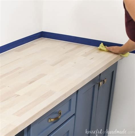 Sealing Butcher Block Countertops Houseful Of Handmade