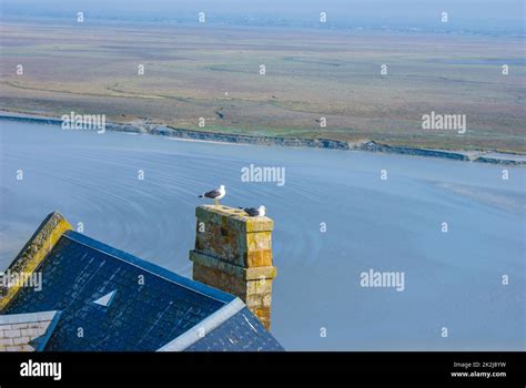 Views from Mont Saint Michel Stock Photo - Alamy