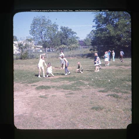 Diboll Elementary School Students On Playground The History Center