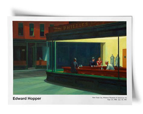 Nighthawks Art Print By Edward Hopper Iconic Wall Decor Posterist