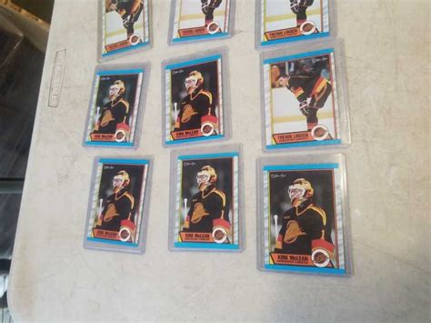 12 HARD CASED HOCKEY CARDS - TREVOR LINDEN, KIRK MCLEAN AND PAVEL BURE