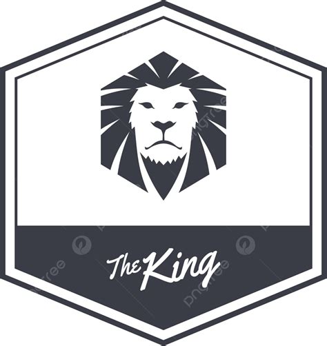 King Lion Endangered Species Logo Sign Vector Lion Wild Logo Vector