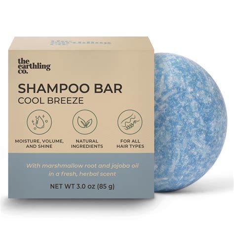 The Earthling Co Shampoo Bar Promote Hair Growth Strengthen