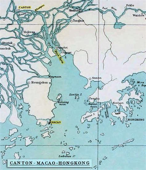 Zhujiang River Map