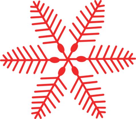 Download High Quality snowflake clipart red Transparent PNG Images ...