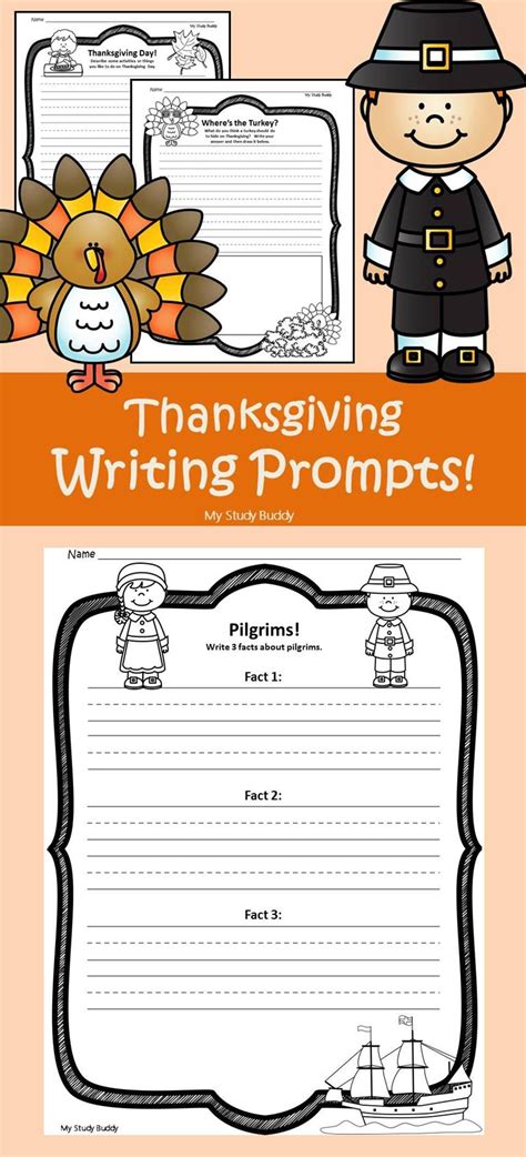 Thanksgiving Writing Prompts For Kids