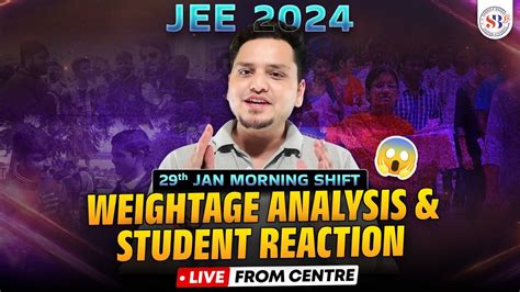 🔴jee Mains 2024 29 January Shift 1 Analysis Paper Getting Tougher ⚠️