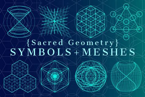 Sacred Geometry Symbols Meshes