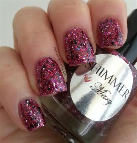 Shimmer Polish Mary Running With Lacquer Nail Polish Shimmer Polish