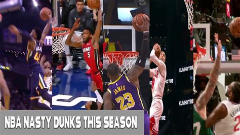 NBA Best Slams And Dunks This Season Nasty Dunks Top Dunks NBA Regular