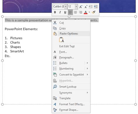 Notes Page View in PowerPoint 2016 for Windows