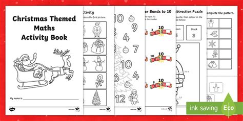 Christmas Maths Activity Pack Eyfs Twinkl Teacher Made