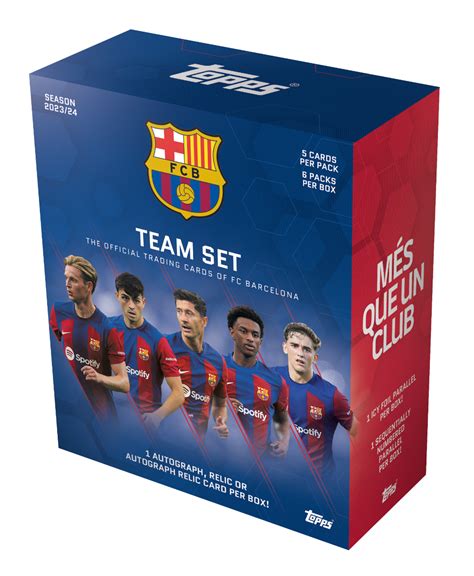 Topps FC Barcelona Official Team Set 23 24