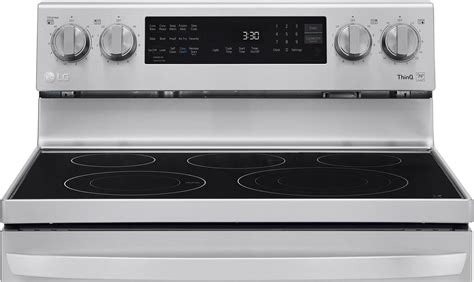 Lrel6325f Lg 30 63 Cuft Wifi Enabled Electric Range With Instaview Window And Airfry