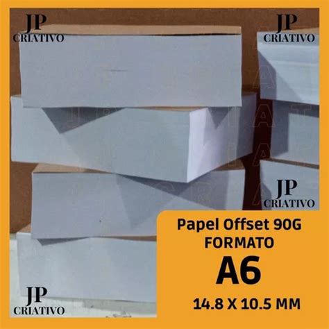 Papel Offset G Tam A Pct C Folhas Mercadolivre