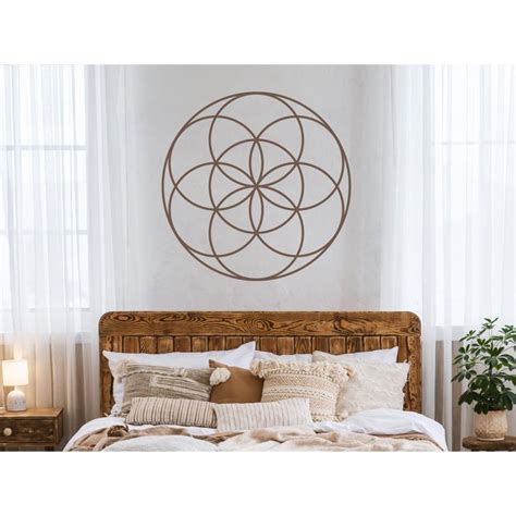 Samma Livets Wallsticker Seed Of Life Symbol F R Kreativitet