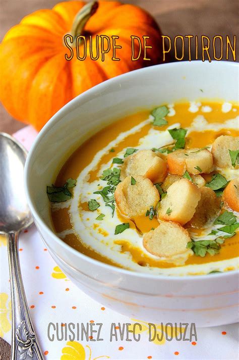 Soupe De Potiron Au Poulet Facile Recette D Automne