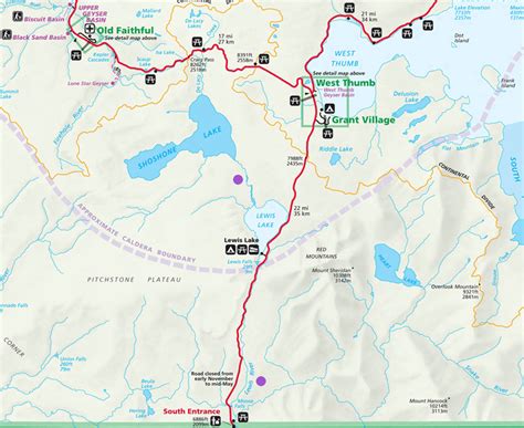 Yellowstone National Park River Map