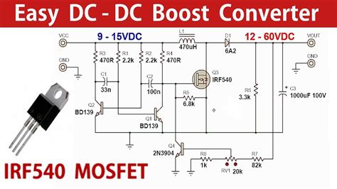 How To Make A Simple Dc Dc Boost Converter Power Supply Youtube