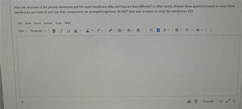 Solved How are structure of the plasma membrane and the | Chegg.com