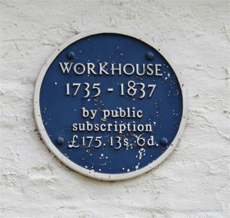 Workhouse Horncastle Blue Plaque Open Plaques