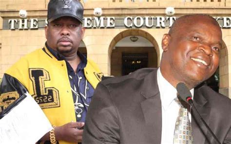 Justice Chitembwe Heads To Supreme Court Accuses Mike Sonko Of Faking