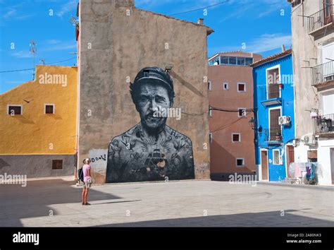 Street Art In Villajoyosa Historic Centre La Villajoyosa Alicante