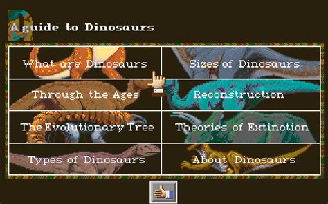 Screenshot of DinoPark Tycoon (DOS, 1993) - MobyGames