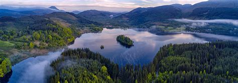 Photographs, route description and map of a circular walk along Loch ...