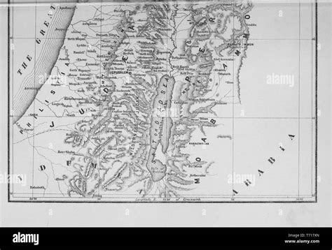 Holy Land Map Time Of Jesus