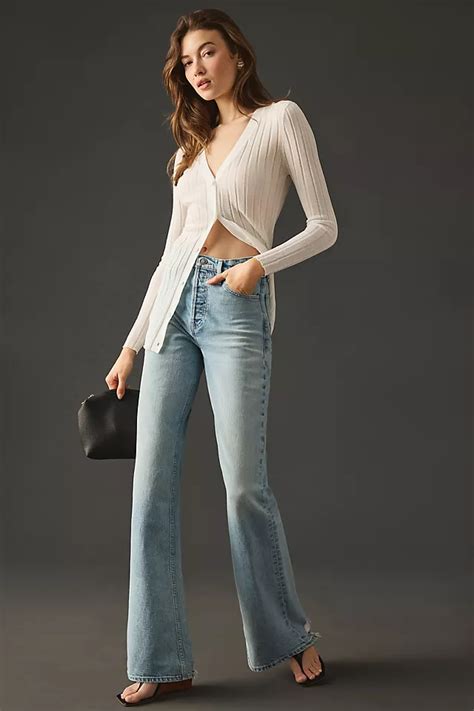 Hudson Faye Flare Jeans | Anthropologie