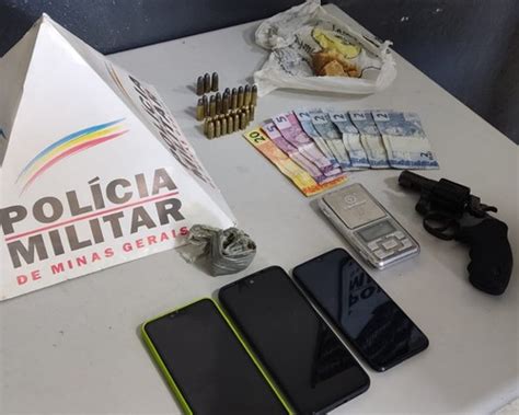 Após Denúncia Casal é Preso Com Drogas Arma De Fogo E Materiais Ligados Ao Tráfico Em Patos De