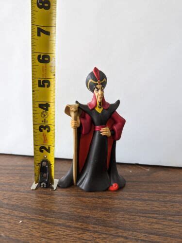 Vintage 90's Disney Aladdin JAFAR WITH COBRA Ceramic Porcelain Figurine ...