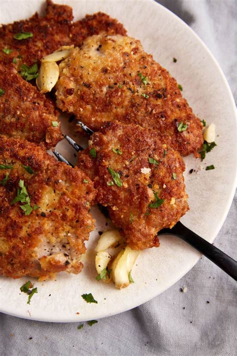 Fork Tender Pan Fried Pork Cutlets With Ritz Crackers Butter And Baggage