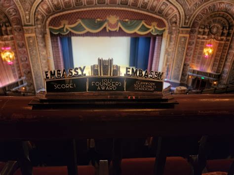 Score 2022 Founders Award Winner The Embassy Theatre