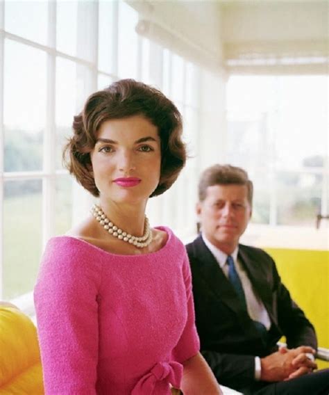 First Lady Jacqueline Bouvier Kennedy And President John F Kennedy