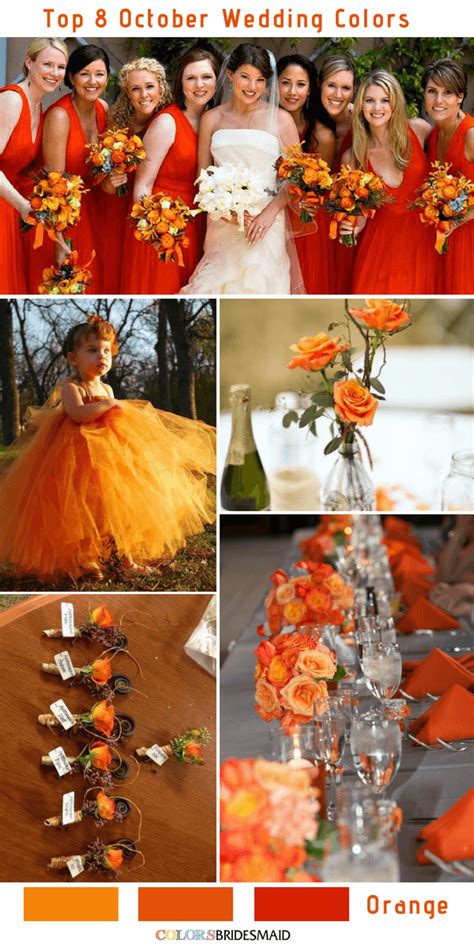 Best October Wedding Colors