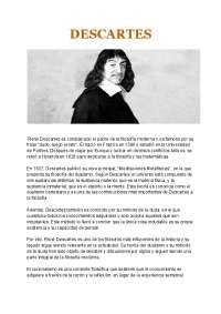 Apuntes Descartes Evau Apuntes De Historia De La Filosof A Docsity