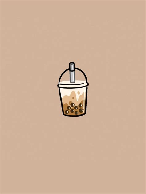 Milk Tea Wallpaper Cute Kawaii Wallpaper Wallpaper Iphone Cute