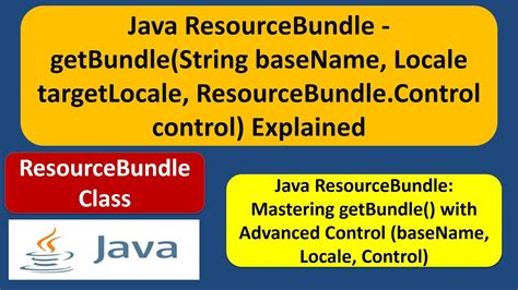 Resourcebundle Getbundle String Basename Locale Targetlocale