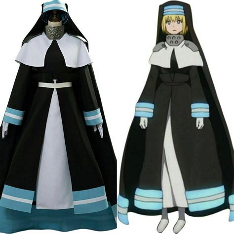 Fire Force Cosplay Iris Nun Cosplay Costume Battle Firefighters Uniform Outfit From Zhubao2012