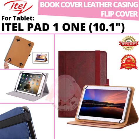 Jual Itel Pad 1 One 10 1 Inch Leather Flip Book Cover Case Casing