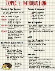 BIOL 2200 Week 1 Notes Pdf TOM Cl TTRODVlFON Metabolic Rate